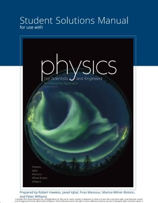 Read Physics For Scientists And Engineers Second Edition Solutions Manual 