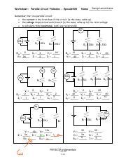 Full Download Physics Fundamentals Parallel Circuit Episode 904 Answer 