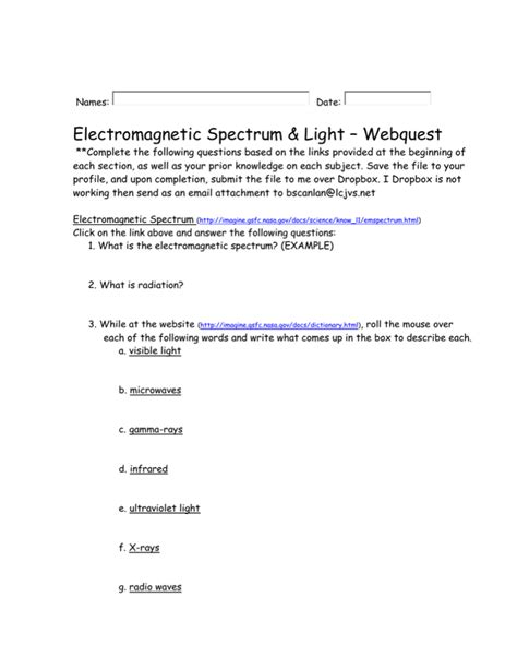 Full Download Physics Light And Optics Webquest Answer Key 