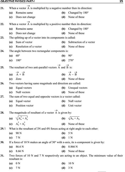 Full Download Physics Mcqs First Year 2 Chapter 