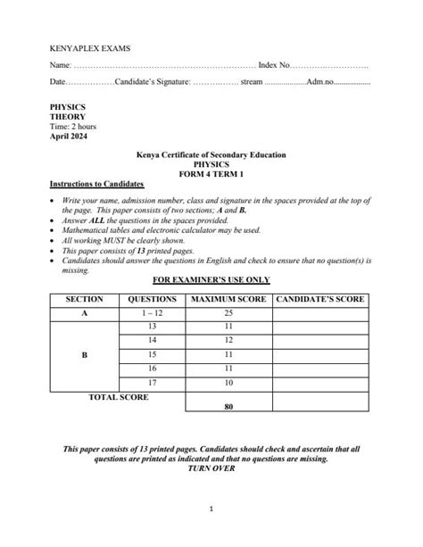 Read Online Physics Paper 2 Exemplar 2014 