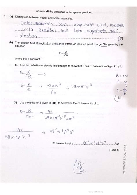 Read Online Physics Past Paper Answers 