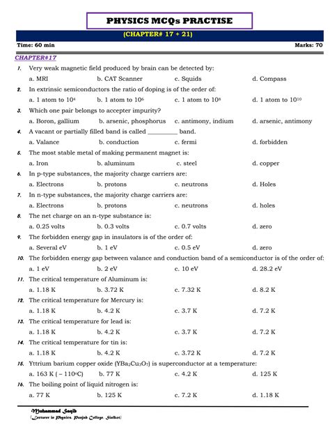 Download Physics Pp Chapter Test 