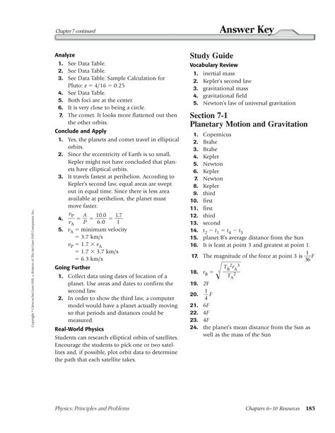 Read Physics Principles And Problems Chapter 7 Study Guide Answers 