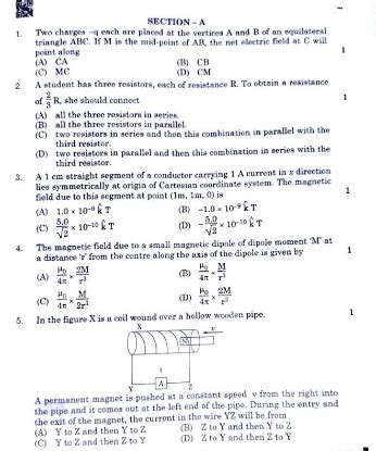Read Online Physics Question Paper 