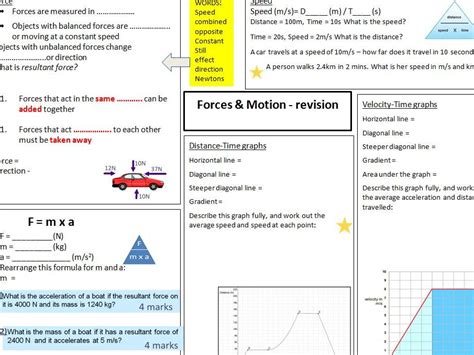 Download Physics Revision Notes Forces And Motion 