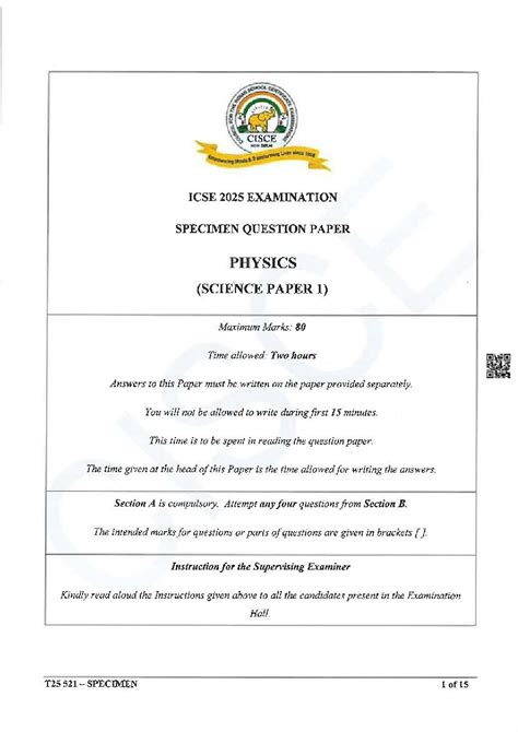 Full Download Physics Specimen Paper 2014 