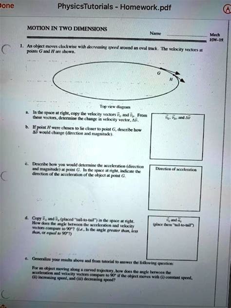 Download Physics Tutorial Homework Work Answers 