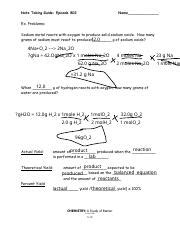 Physicsfundamentals Episode 802 Note Taking Guide Answers