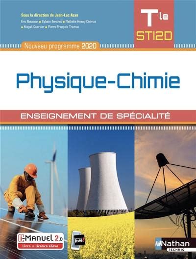 Physique Chimie Terminale Sti2d
