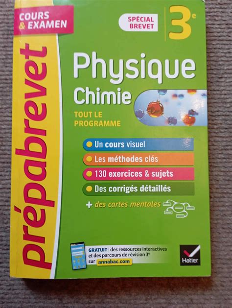 Physique Chimie Tout Le Programme Du College