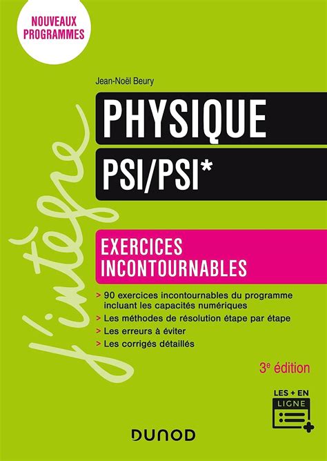 Full Download Physique Exercices Incontournables Psi Nouveau Programme Concours Ecoles Dingeacutenieurs 