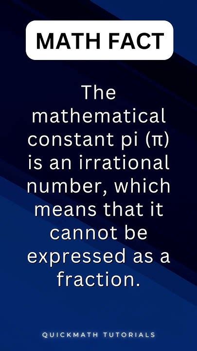 Pi Cannot Be Expressed As A Ratio