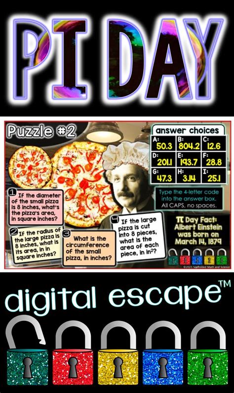 Pi Day Digital Math Activity To The Square Pi Day Worksheet 8th Grade - Pi Day Worksheet 8th Grade
