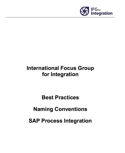 Full Download Pi Best Practices Naming Conventions Sap 