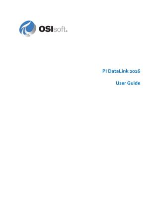Download Pi Datalink User Guide Osisoft 