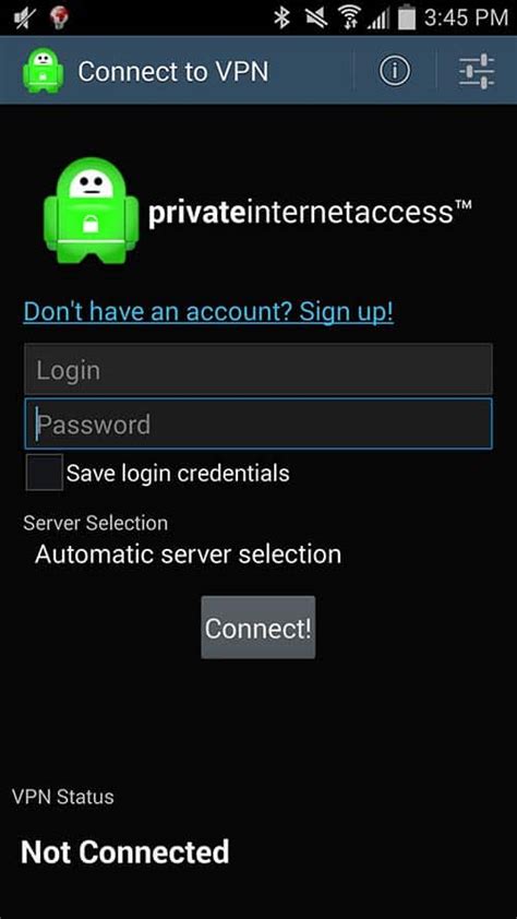 pia vpn android