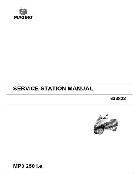 piaggio mp3 service manual