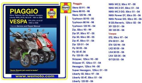 Full Download Piaggio Nrg 50 Manual 