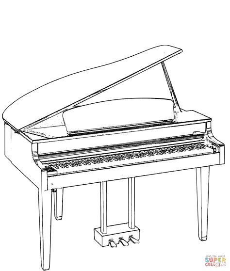 Piano Coloring Pages Best Coloring Pages For Kids Piano Keyboard Coloring Page - Piano Keyboard Coloring Page