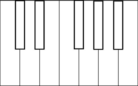  Piano Keys Coloring Page - Piano Keys Coloring Page