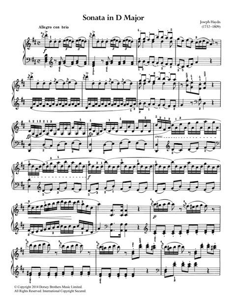 Read Piano Sonata In D Major 