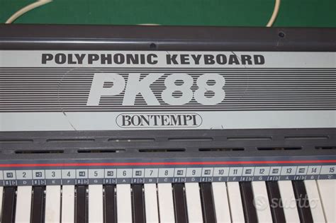 Pianola Bontempi Polifonica Ad Aria Polyphonic Keyboard Pk88 - Pk88