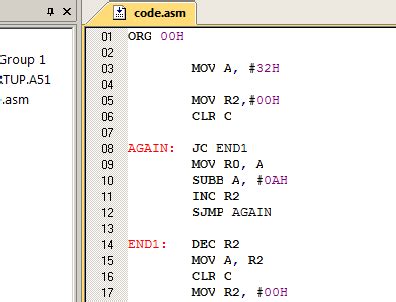 Pic Assembly Language Programming Examples