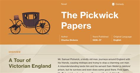 Pickwick Papers Plot Summary
