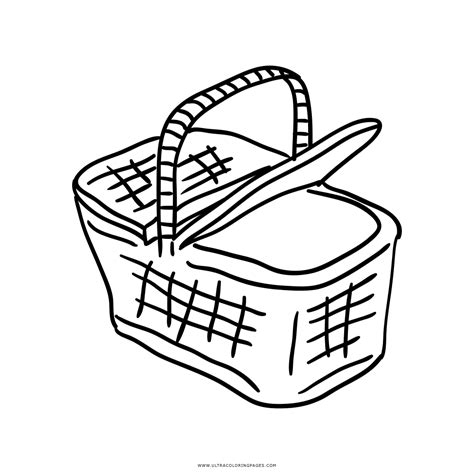 Picnic Basket Coloring Page Ultra Coloring Pages Picnic Basket Coloring Pages - Picnic Basket Coloring Pages
