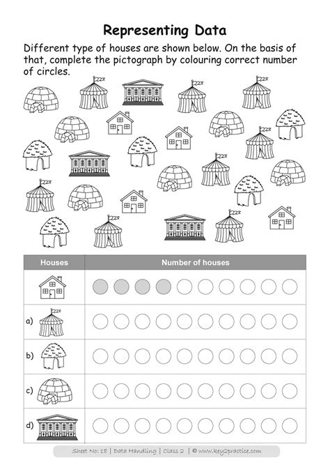 Pictograph Worksheets Data Handling Math Fun Worksheets Pictograph Kindergarten - Pictograph Kindergarten