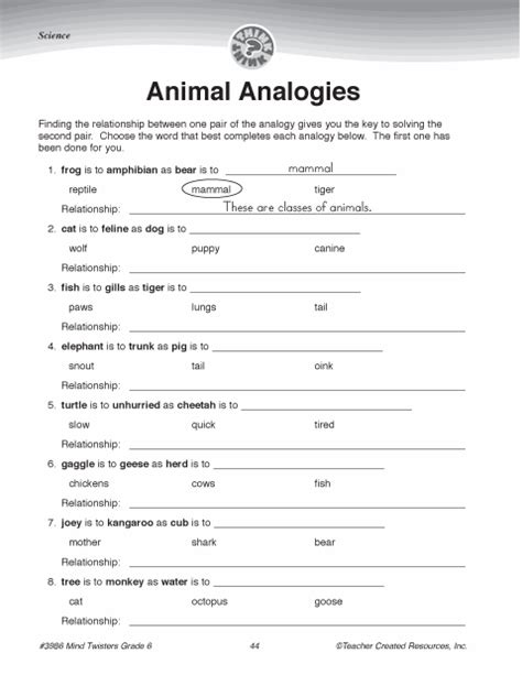 Picture Analogies Pdf Analogies Animal Pdf Worksheets Document Similies And Metaphors Worksheet - Similies And Metaphors Worksheet
