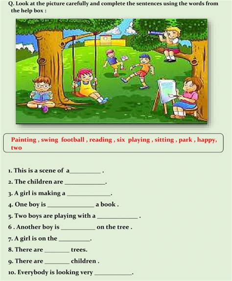 Picture Composition Worksheet Exercises For Class 2 Examples Picture Composition Writing Exercises - Picture Composition Writing Exercises