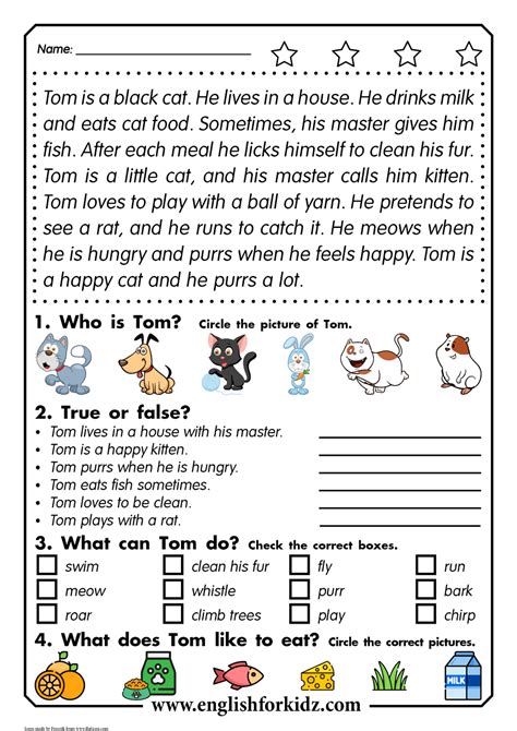 Picture Comprehension For Grade 4 Printable Worksheets Picture Comprehension For Grade 4 - Picture Comprehension For Grade 4