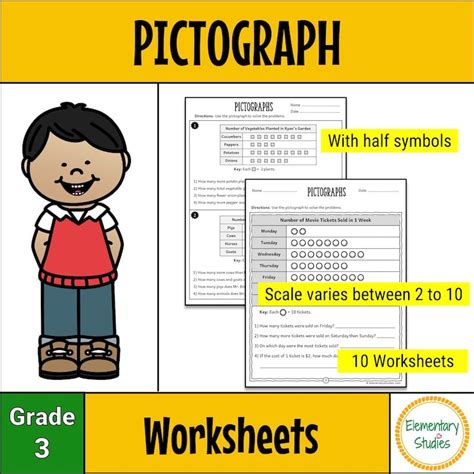 Picture Graph Worksheets Elementary Studies Pictograph Worksheets 1st Grade - Pictograph Worksheets 1st Grade