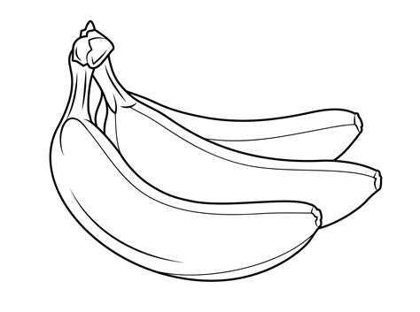 Pictures Of Bananas Coloring Nation Printable Pictures Of Bananas - Printable Pictures Of Bananas