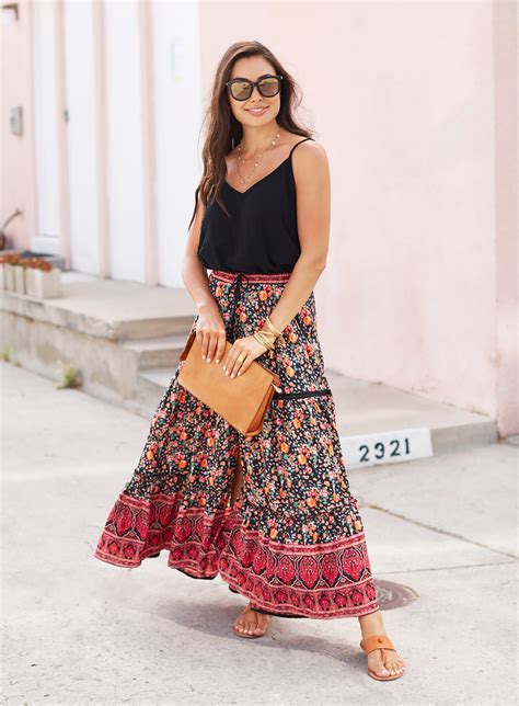Pictures Of Tops To Wear With Maxi Skirts