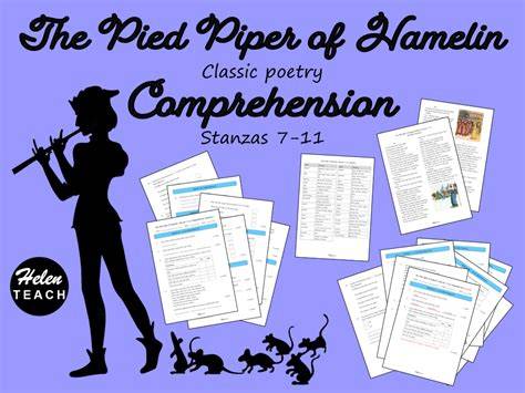 pied piper of hamelin comprehension questions