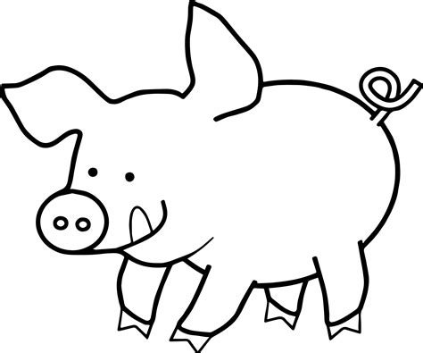 Pig Coloring Pages Free Coloring Pages Cute Pigs Coloring Pages - Cute Pigs Coloring Pages