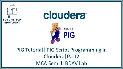 Pig Tutorial Cloudera
