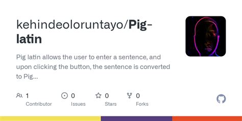 pig-latin · GitHub Topics · GitHub