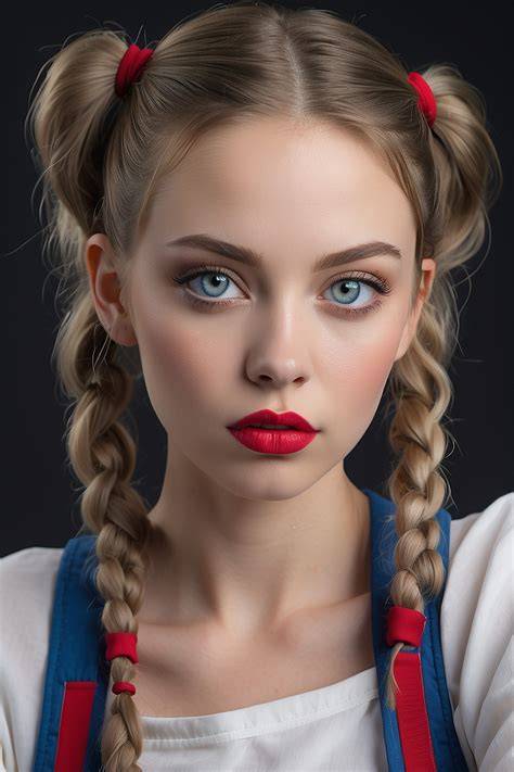 pigtails nude