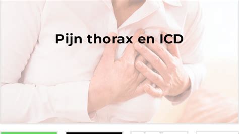 pijn in thorax omschrijving
