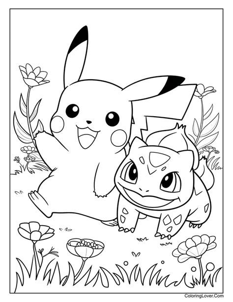 pikachu coloring