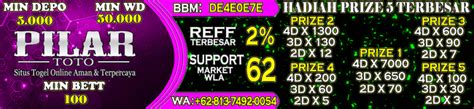 PILAR TOTO - BENTO4D > Situs Togel Resmi | Daftar Toto Togel Online Amanah