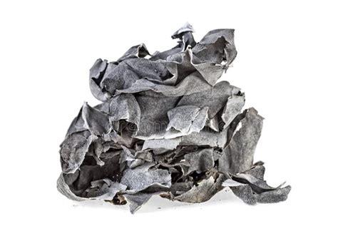 Pile Of Paper Ashes
