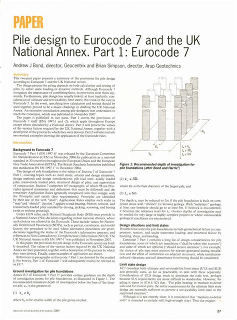 Download Pile Design To Eurocode 7 And Uk National Annex 