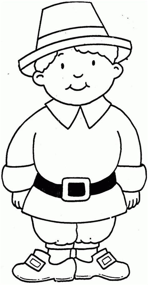 Pilgrim Boy Coloring Page Colorwithfuzzy Pilgrim Boy Coloring Page - Pilgrim Boy Coloring Page