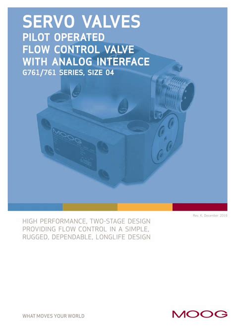 Read Pilot Operated Flow Control Valve With Analog Interface 