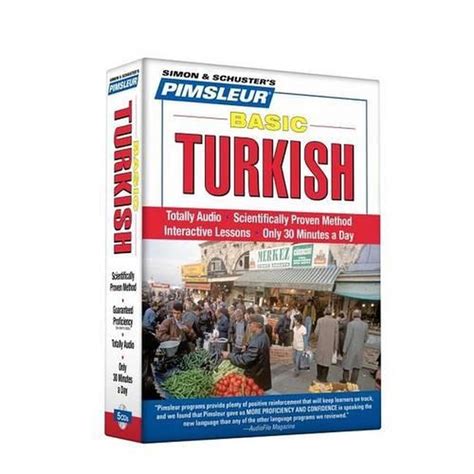 Pimsleur Turkish Basic Course Level 1 Lessons 1 10 Cd Learn To Speak And Understand Turkish With Pimsleur Language Programs
